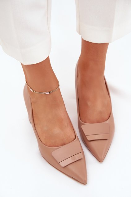 Lodičky na sloupku model 216312 Step in style (Velikost 36)