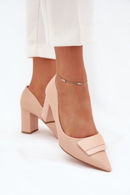 Lodičky na sloupku model 216313 Step in style (Velikost 36)