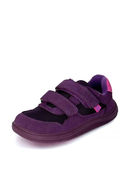 Dívčí celoroční barefoot tenisky Bugga SAFI Dark Purple B00201-06 - 31