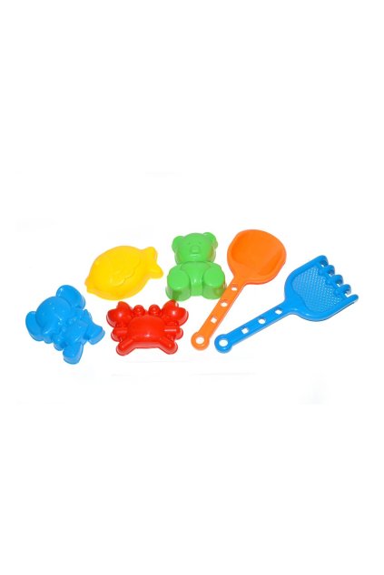 Písek set - zvířátka 6 ks, Wiky, W116525
