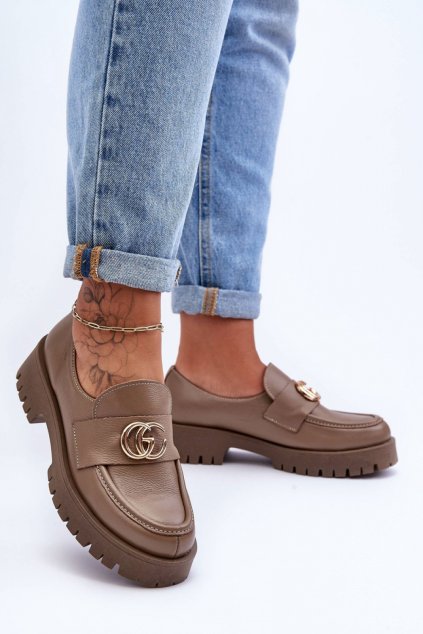 Polobotky na podpatku  model 186415 Step in style (Velikost 36)