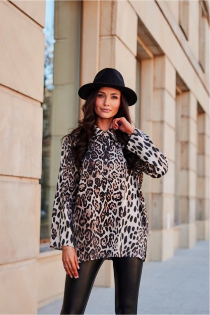 Košile s dlouhým rukávem  model 202985 Roco Fashion (Velikost 36)