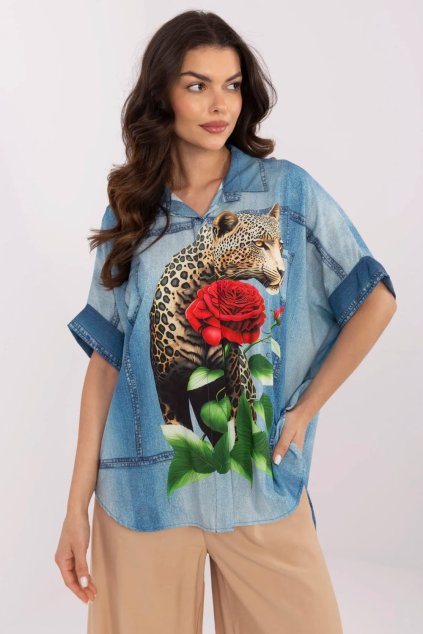 Košile s dlouhým rukávem  model 210971 Italy Moda (Velikost universal)