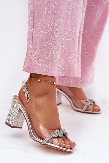 Sandály na podpatku  model 213937 Step in style (Velikost 36)