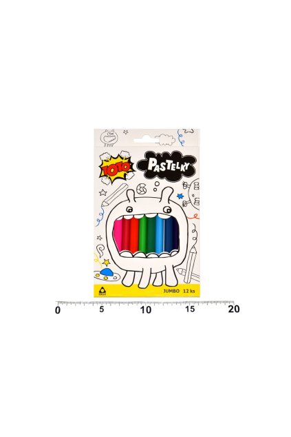 Pastelky Jumbo ERGO 12 ks, TOTO, W811044