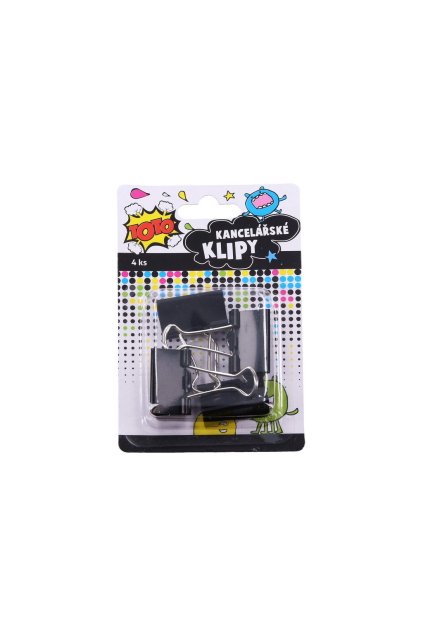 Klip kancelářský 4 ks, 32 mm, TOTO, W834609