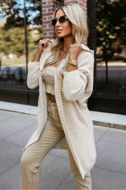 Svetr na zapínání  model 218792 Numoco (Velikost universal)