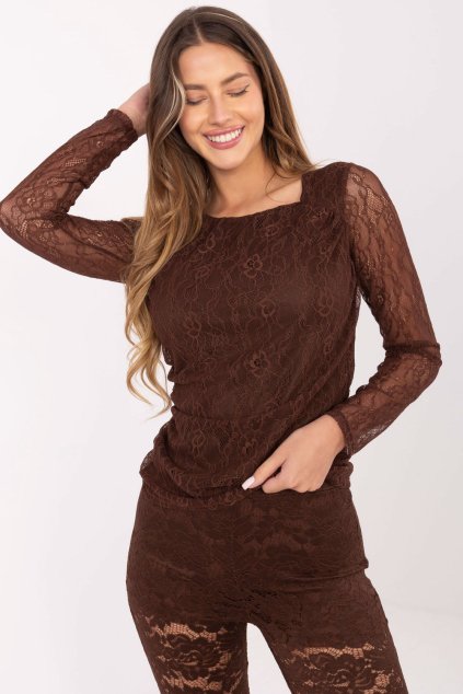 Hedvábná blůza model 220321 Italy Moda (Velikost universal)