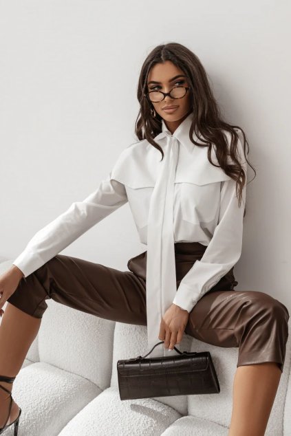 Košile s dlouhým rukávem  model 219510 LaBalancia (Velikost M)