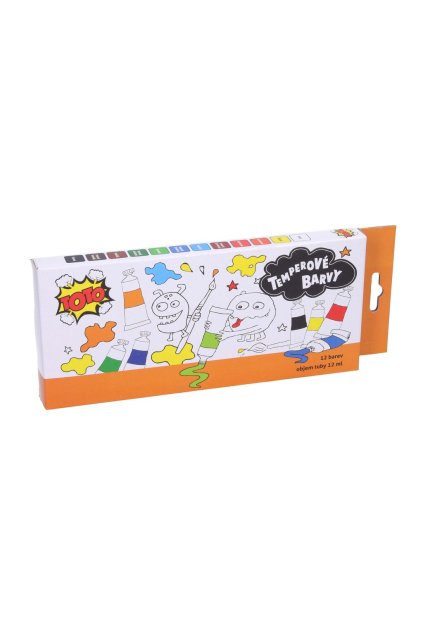 Temperové barvy kov 12ks - 12ml, TOTO, W881270