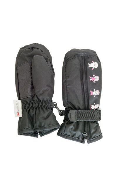 rukavice palcové dětské, Pidilidi, PD0830-01, holka - 92/98