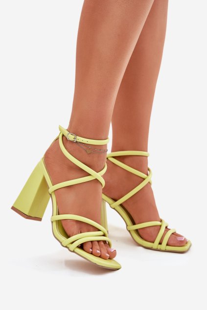 Sandály na podpatku  model 213921 Step in style (Velikost 37)