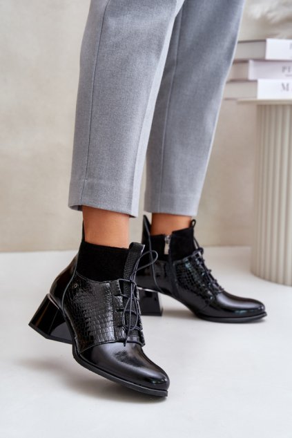 Boty na podpatku  model 202811 Step in style (Velikost 38)