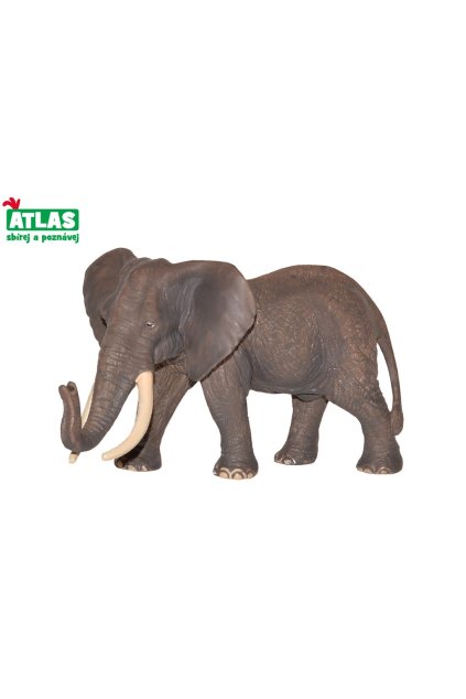E - Figurka Slon africký 16cm, Atlas, W101804