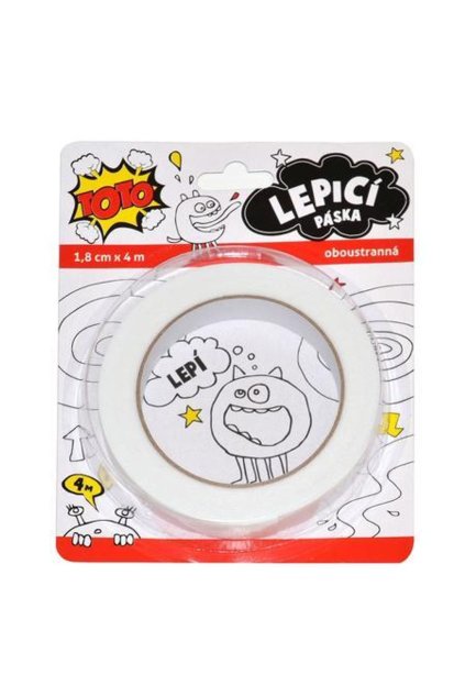 Lepící páska 18mm x 4m oboustranná, TOTO, W814501