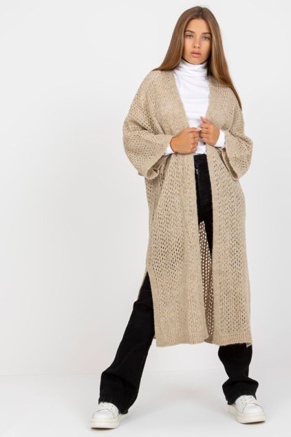 Svetr na zapínání  model 170997 Och Bella (Velikost universal)