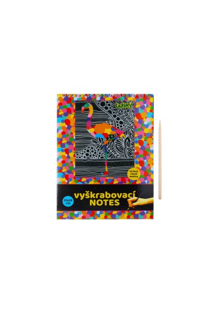 Vyškrabovací notes 21x28cm / 10 listů, W011367