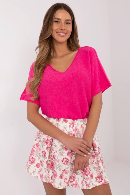 Svetr s krátkým rukávem  model 209993 Italy Moda (Velikost universal)