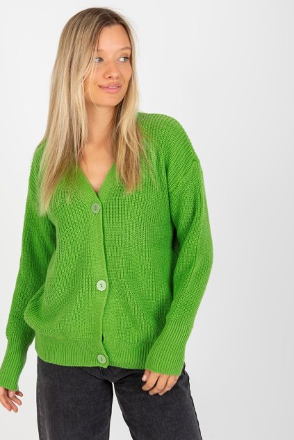 Svetr na zapínání  model 174745 Rue Paris (Velikost universal)