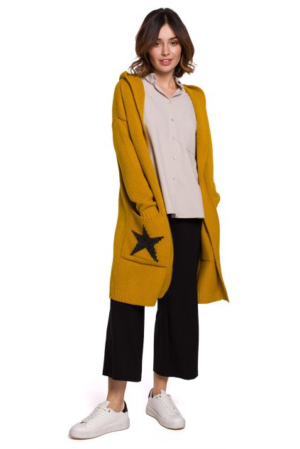 Svetr na zapínání  model 152770 BE Knit (Velikost S/M)