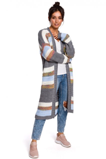 Svetr na zapínání  model 134727 BE Knit (Velikost S/M)