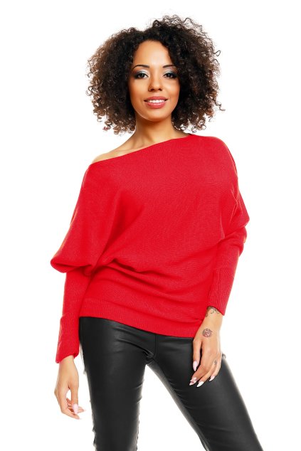 Svetr s netopýřími rukávy  model 84279 PeeKaBoo (Velikost universal)
