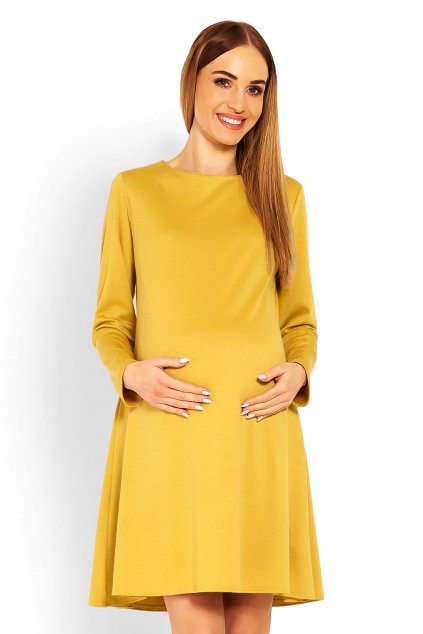 Těhotenské šaty model 114510 PeeKaBoo (Velikost S/M)