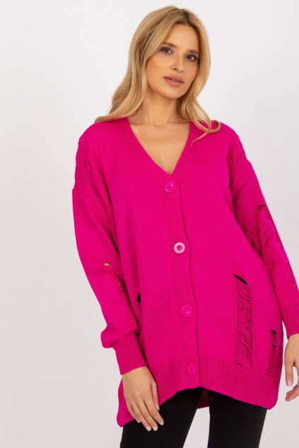 Svetr na zapínání  model 175746 Rue Paris (Velikost universal)