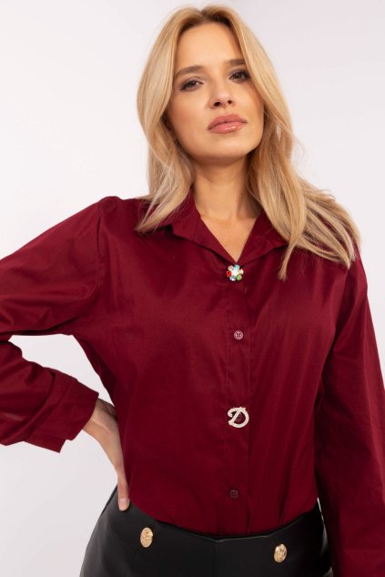 Košile s dlouhým rukávem  model 204380 Italy Moda (Velikost universal)