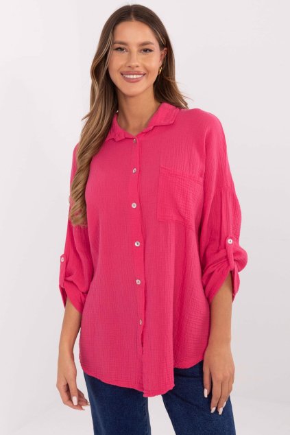 Košile s dlouhým rukávem  model 210007 Italy Moda (Velikost universal)