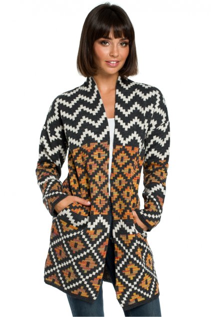Svetr na zapínání  model 121209 BE Knit (Velikost universal)