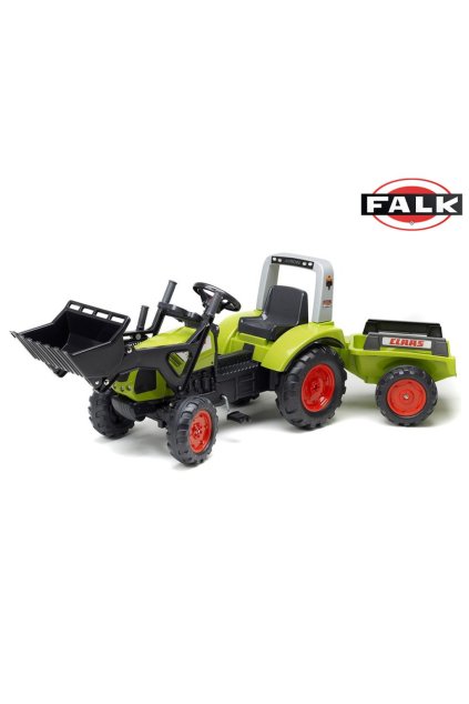 Traktor šlapací Clas Arion 430 s nakladačem a vlečkou, Falk, W012720