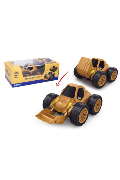 Buldozer překlápěcí RC na dálkové ovládání 20 cm, Wiky RC, W013873
