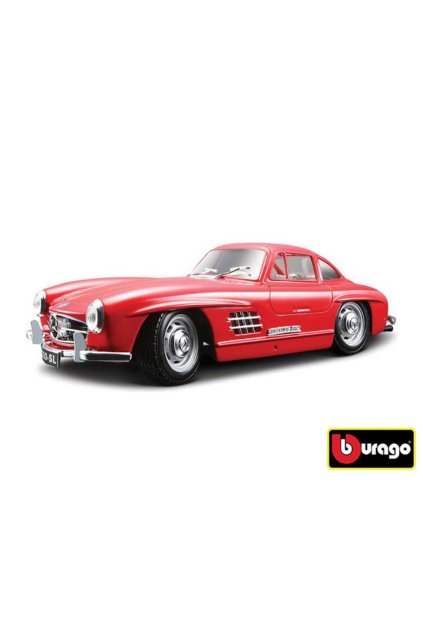 Bburago 1:24 Mercedes Benz 300SL Red,  W007328