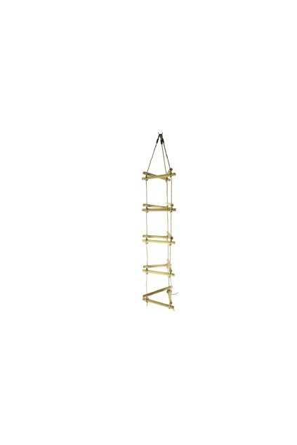 Lanový žebřík dřevěný trojhran 1,9 m, Wiky, W018318