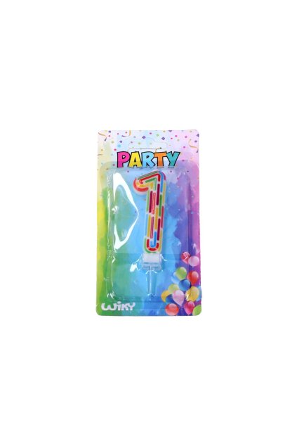 Párty svíčka číslo 1 Čárky, W017547
