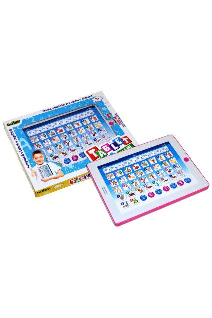 Tablet Wiky maxi růžový 24x18 cm - Český obal, Wiky, W019642