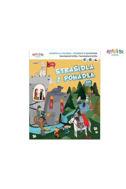 Strašidla z pohádek - samolepková knížka, Kresli.to, W026617