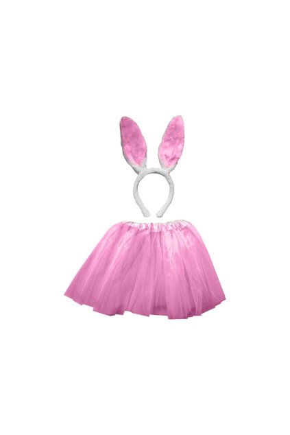 Set karneval - zajíček růžový, Wiky, W026065