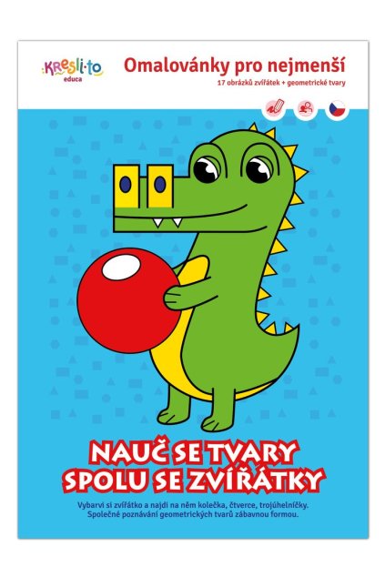 Nauč se tvary spolu se zvířátky, Kresli.to, W028190