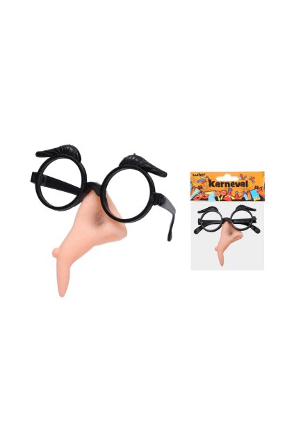 Set karneval - čarodějnice (nos + brýle), Wiky, W027548