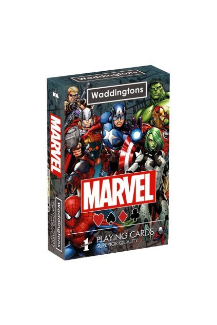 Hrací karty, WADDINGTONS NO. 1 Karty Marvel Universe, Winning Moves, W030894