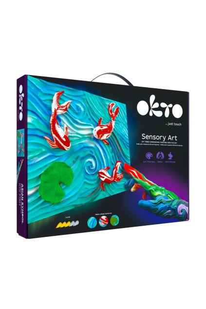 OKTO SENSORY ART výtvarná sada ”Kapři koi” 30x40 cm, OKTO, W034370