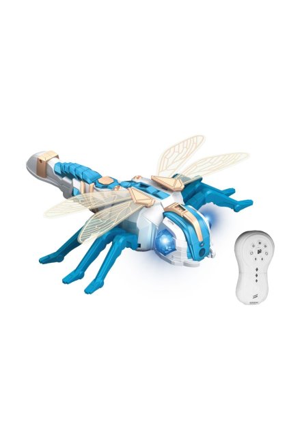 Vážka kouřící RC na dálkové ovládání 33 cm, Wiky RC, W039080