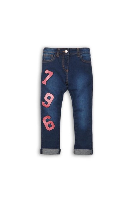 Kalhoty dívčí džínové s elastenem, Minoti, REDSOX 12, holka - 98/104