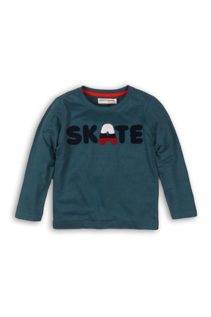Tričko chlapecké bavlněné s dlouhým rukávem, Minoti, SKATE 1, kluk - 68/80