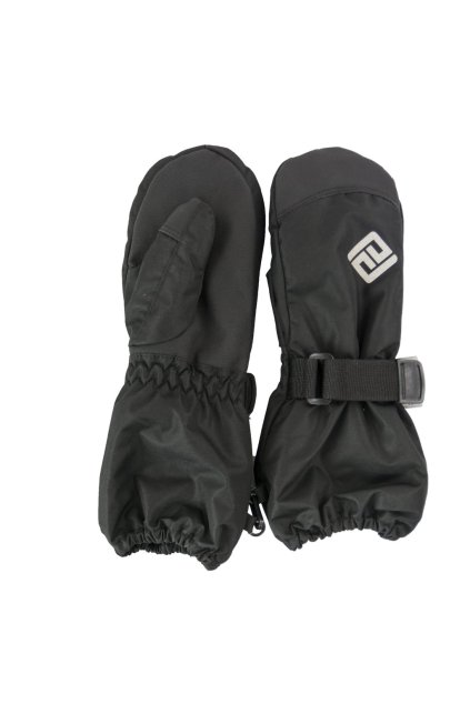 rukavice palcové dětské prodloužené, PD0832-10, černá - 104/110
