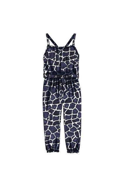 Overal dívčí na ramínka, Minoti, Neon 1, modrá - 104/110