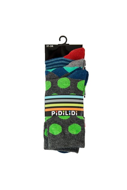 ponožky chlapecké - 3pack, Pidilidi, PD0129, Kluk - 38-39