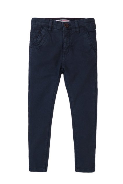 Kalhoty chlapecké s elastanem, Minoti, Retro 4, modrá - 98/104